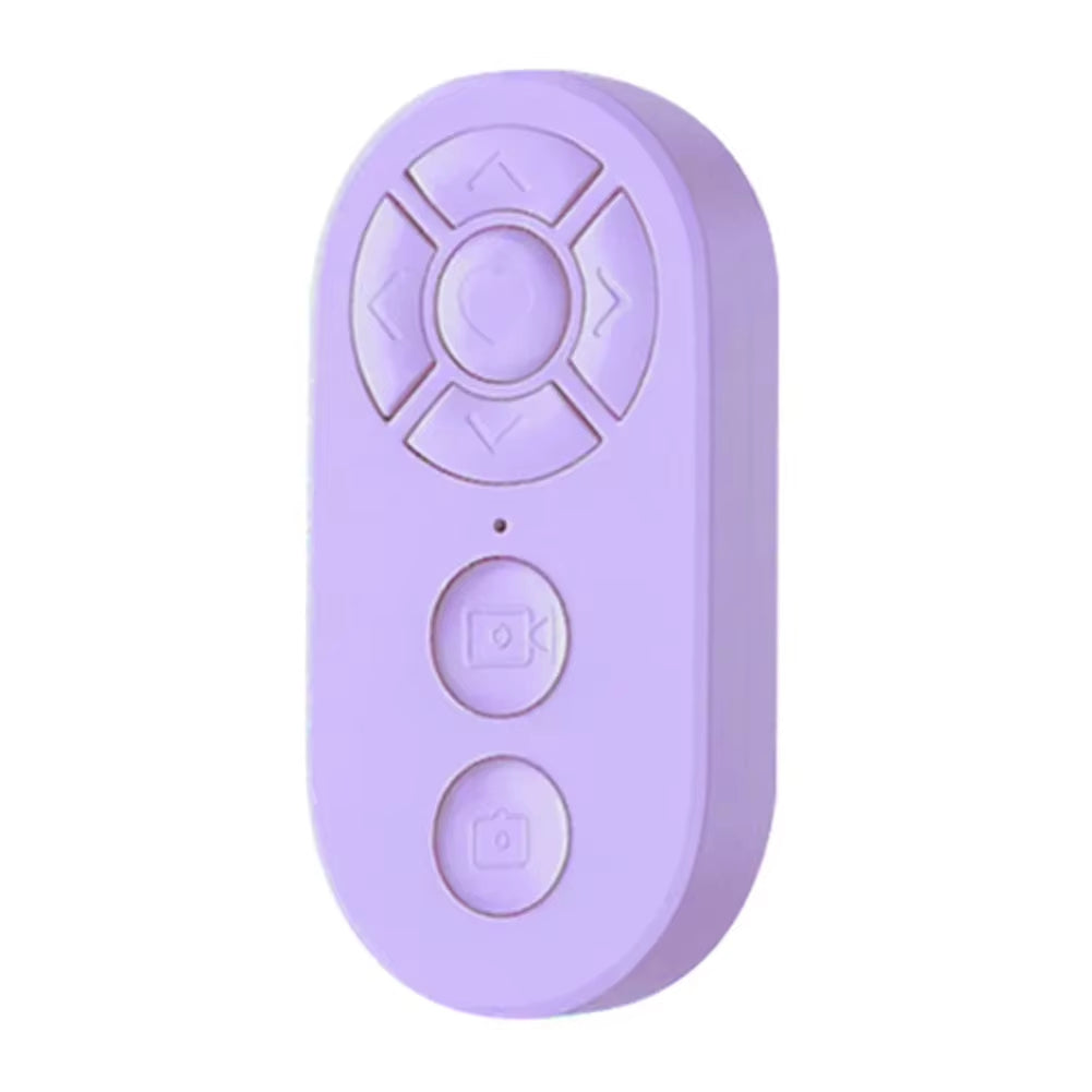 Wireless Remote Control for E-Book Page Flipping and Camera Pause - Purple, 6x3x1 inches, Ideal for Comics